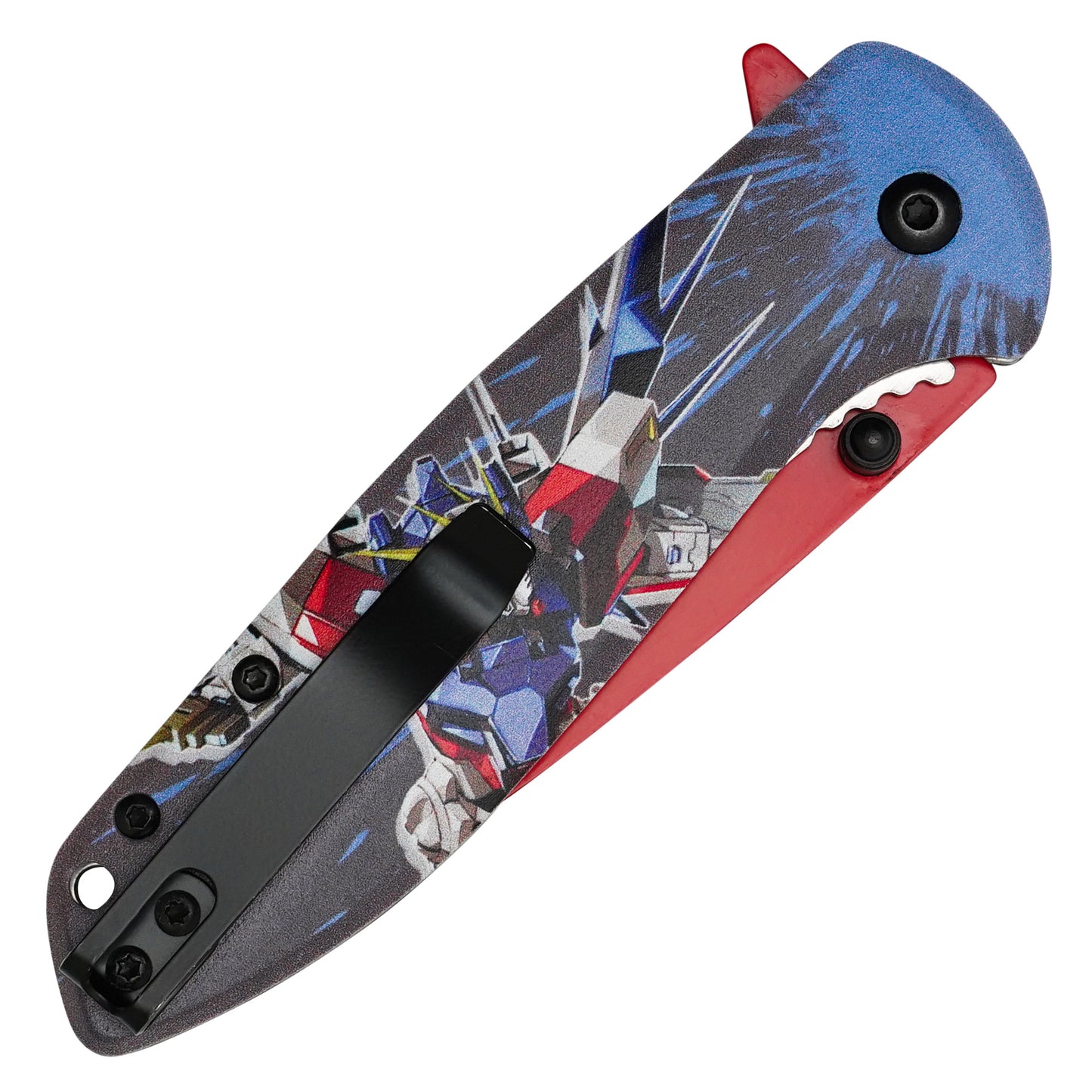 Mobile Suit Gundam - 7.75" GAT-X105B Build Strike Gundam | Spring Assisted Pocket Knife