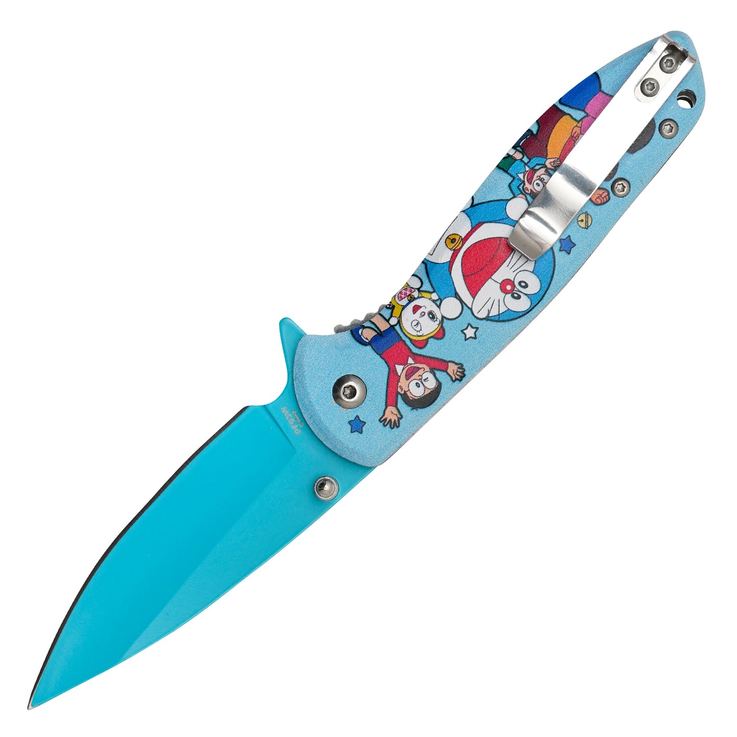 Doraemon - 7.75" Doraemon & Friends | Spring Assisted Pocket Knife