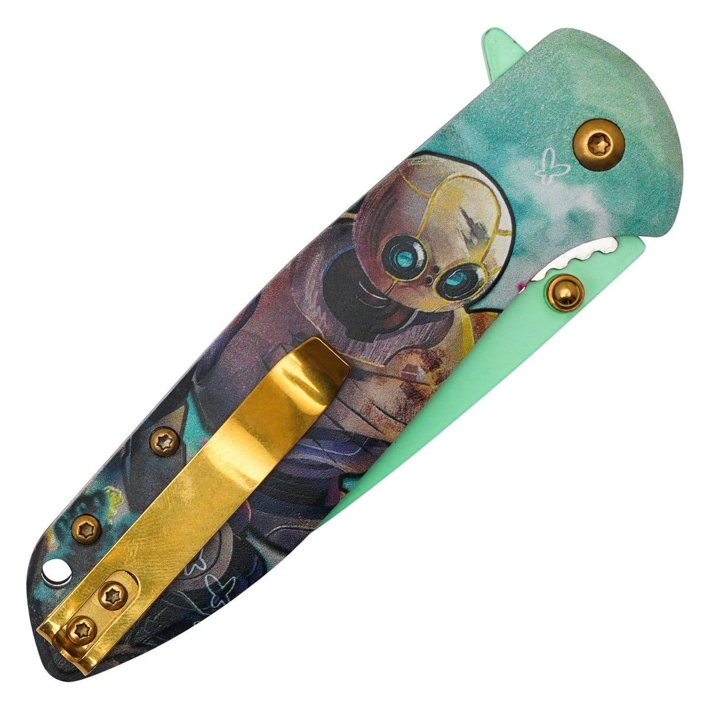 The Wild Robot - 7.75" Roz | Spring Assisted Pocket Knife