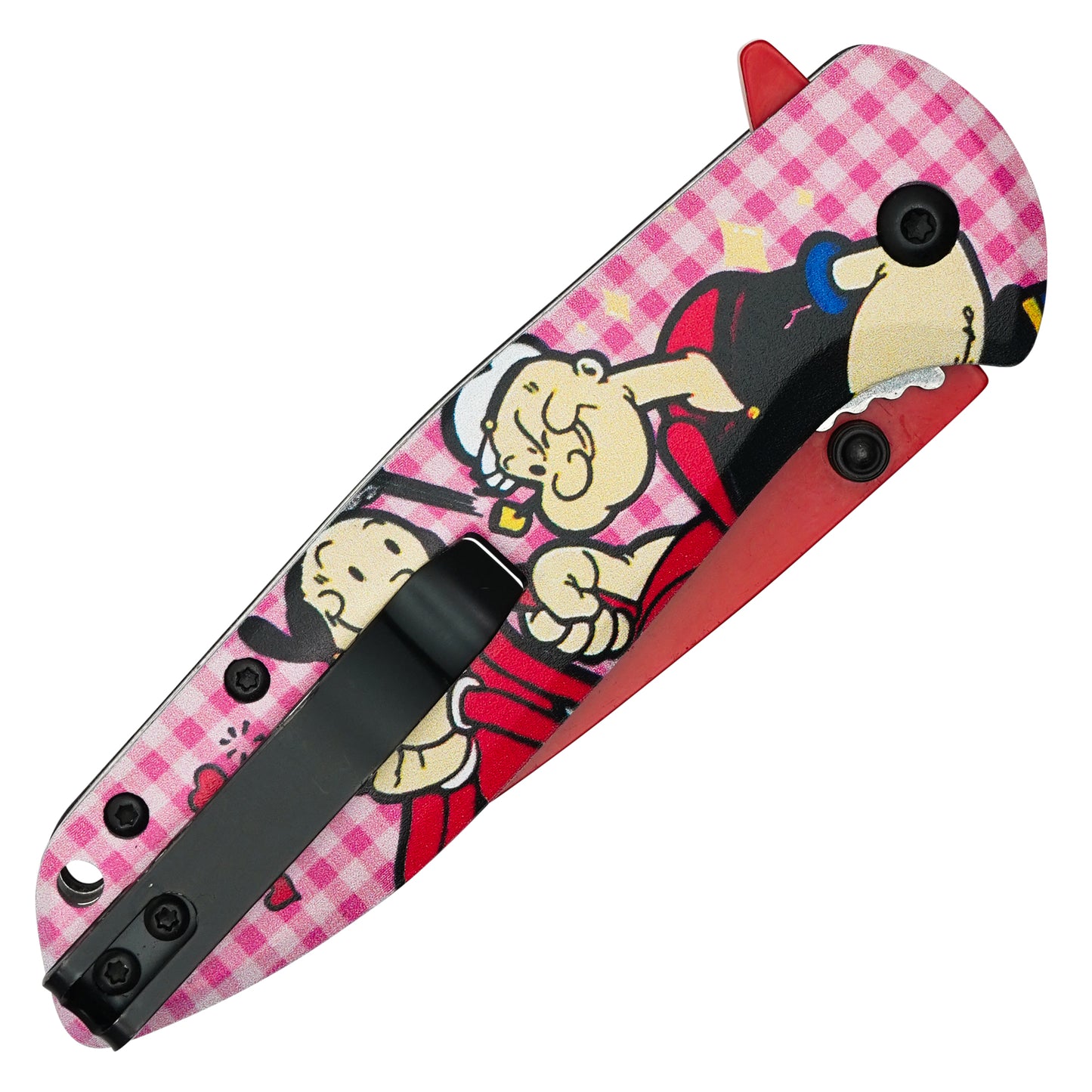 Popeye the Sailor Man - 7.5” Popeye Love | Spring Assisted Pocket Knife