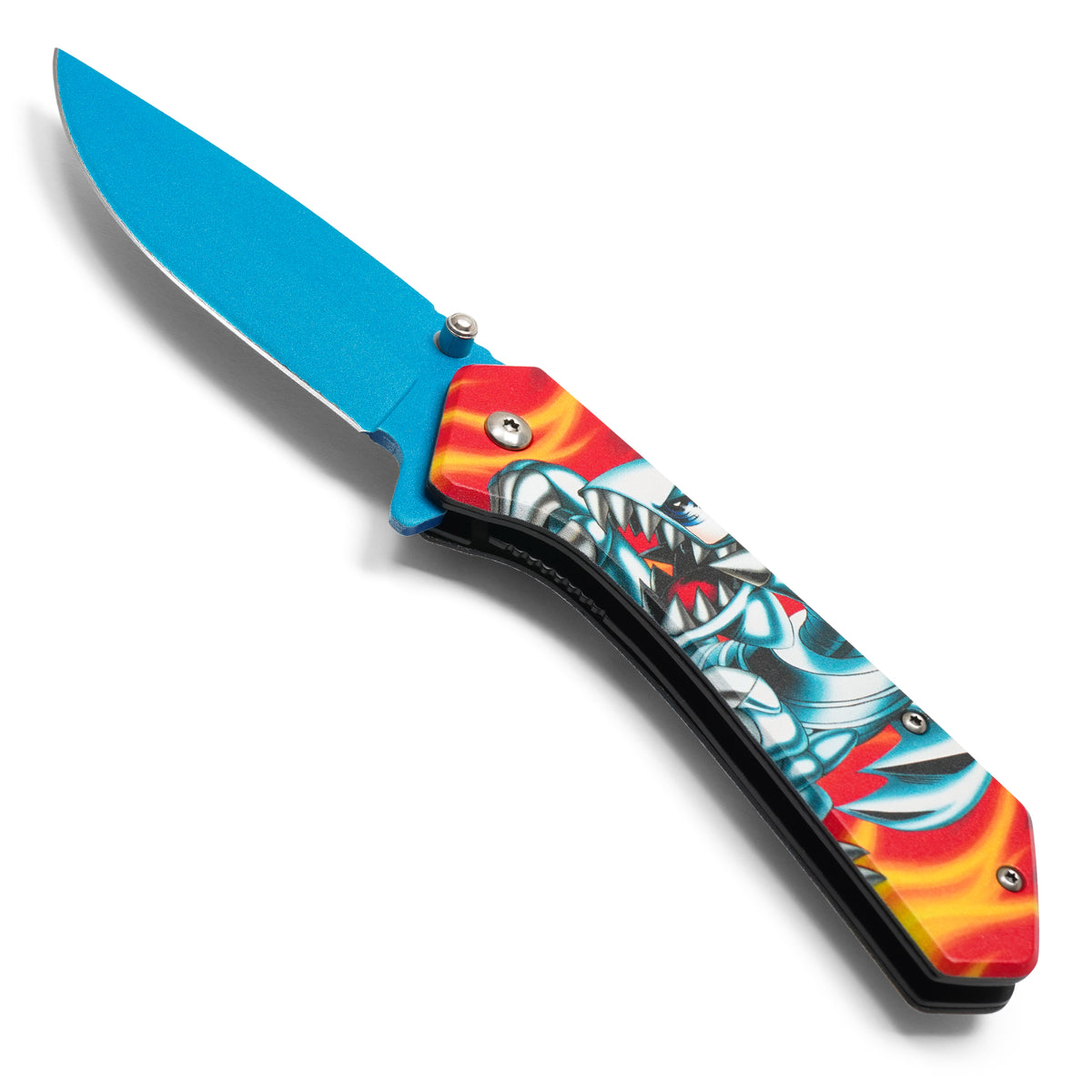 Yu-Gi-Oh! – 7.75" Blue-Eyes Toon Dragon | Spring Assisted Pocket Knife