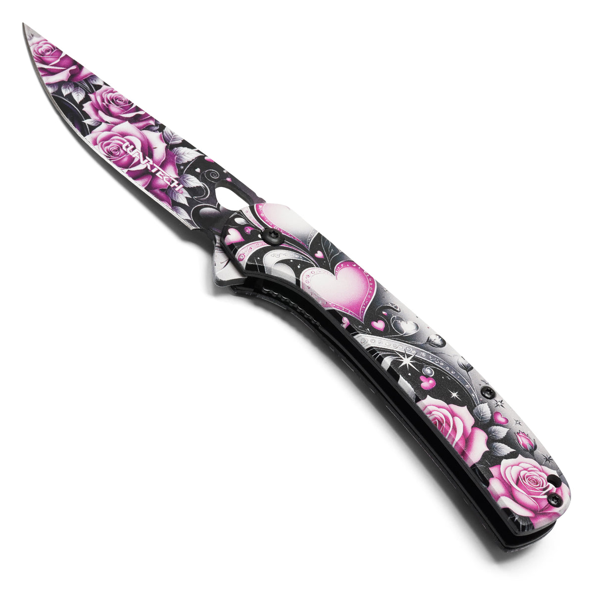 Wartech - Love & Roses | Collectible Spring Assisted Pocket Knife