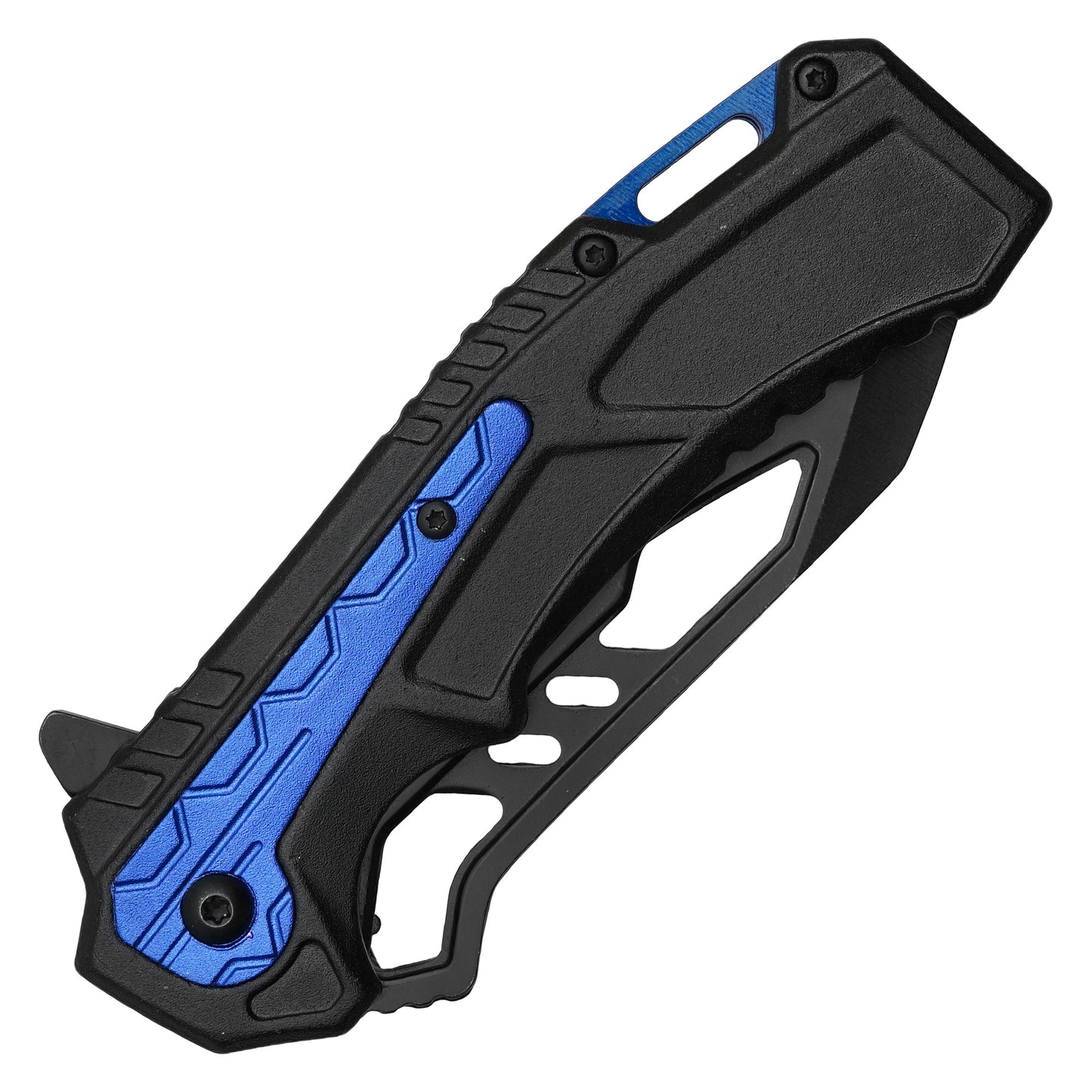 Wartech - 8.25" Tactical Blue | Spring Assisted Pocket Knife