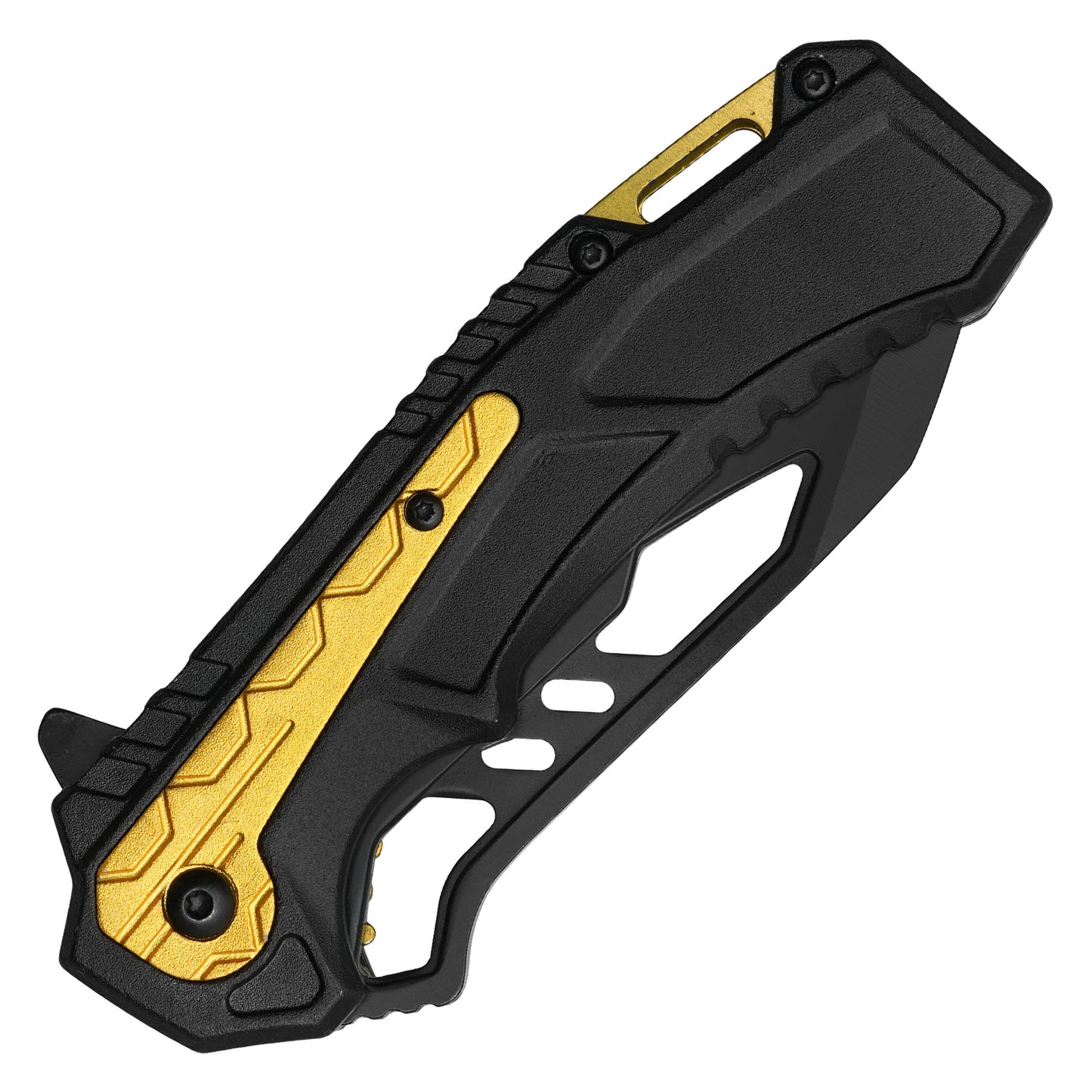 Wartech - 8.25" Tactical Yellow | Spring Assisted Pocket Knife