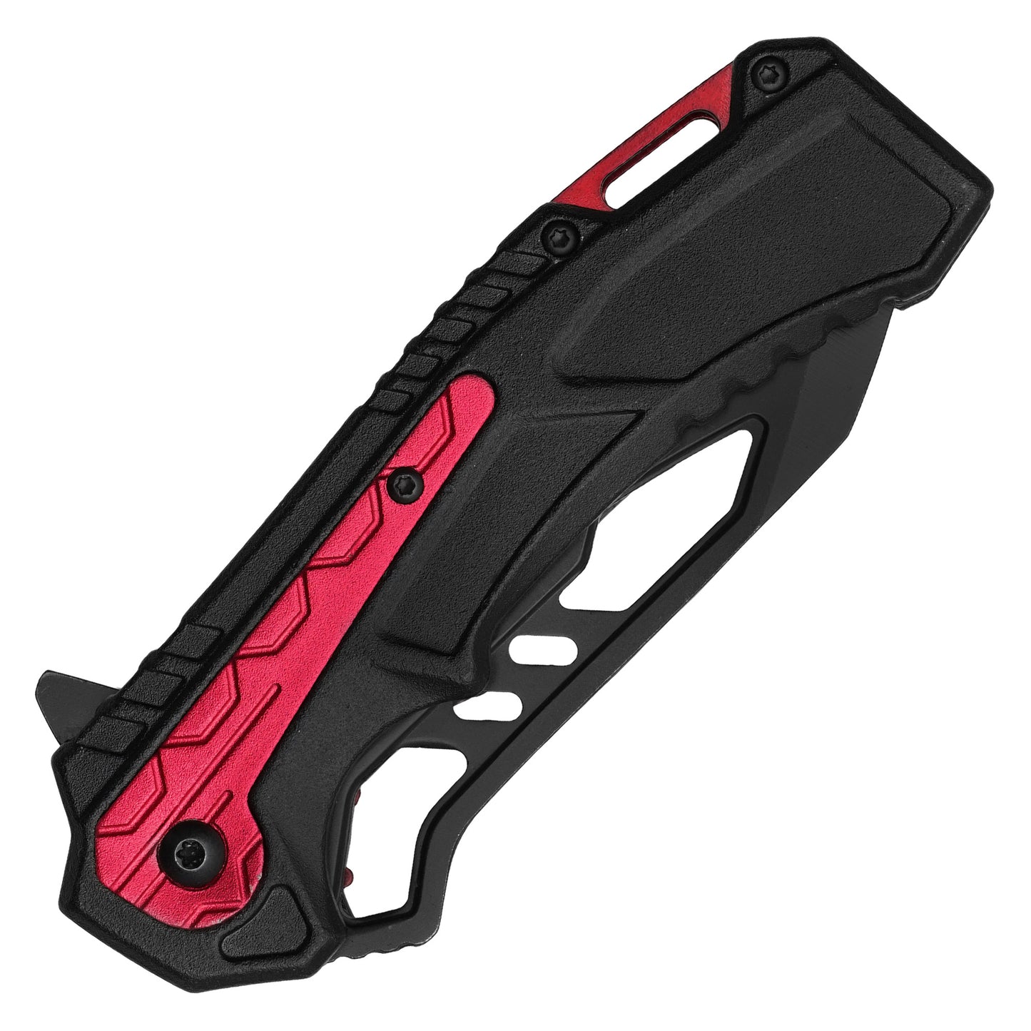 Wartech - 8.25" Tactical Red | Spring Assisted Pocket Knife