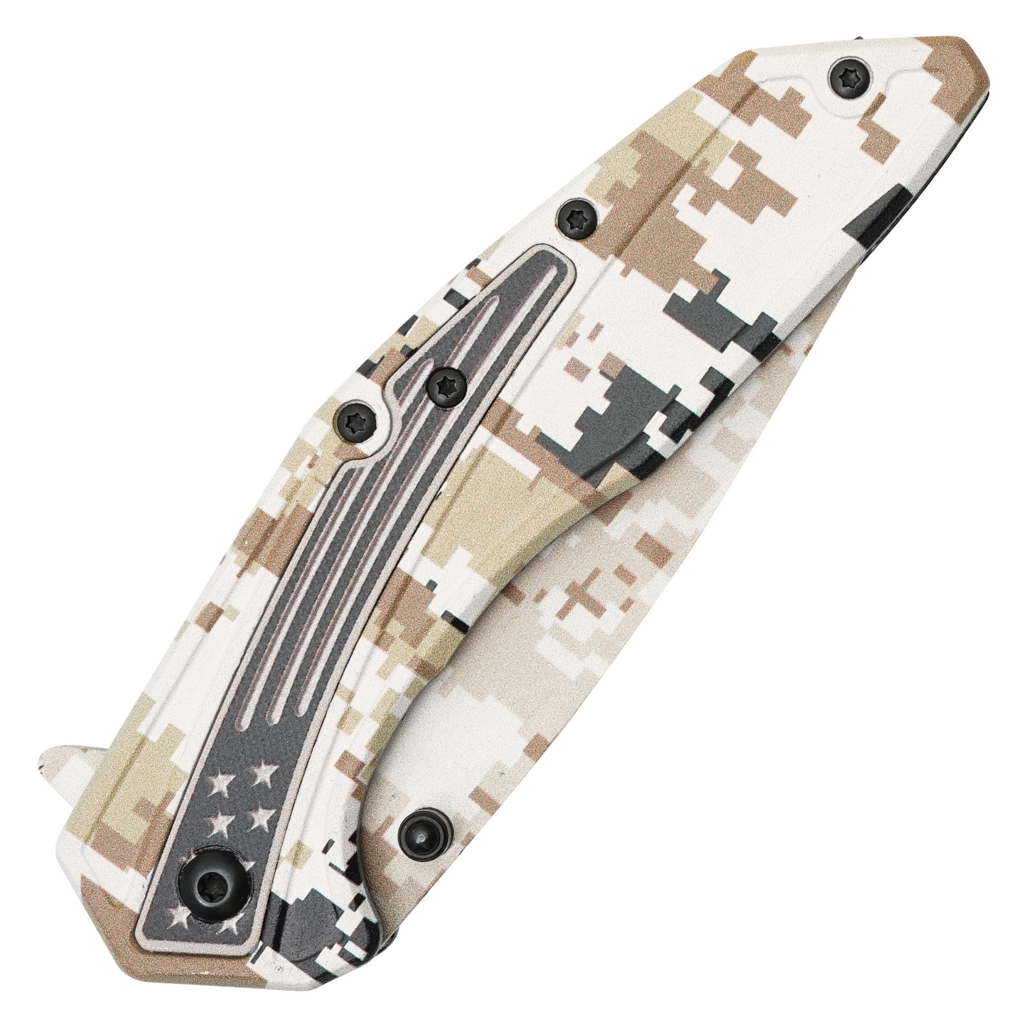 Wartech - 8.5" Digital Desert Camo | Spring Assisted Pocket Knife