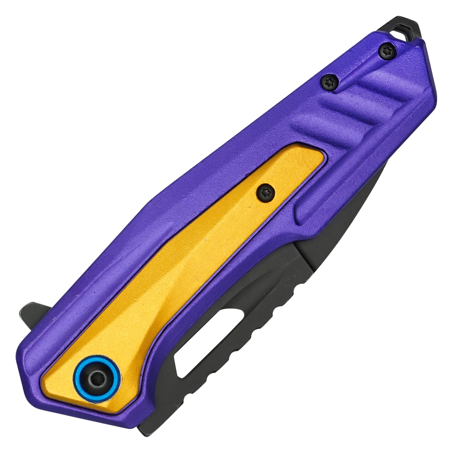 Los Angeles Lakers - Kobe #24 Purple & Gold | Spring Assisted Pocket Knife