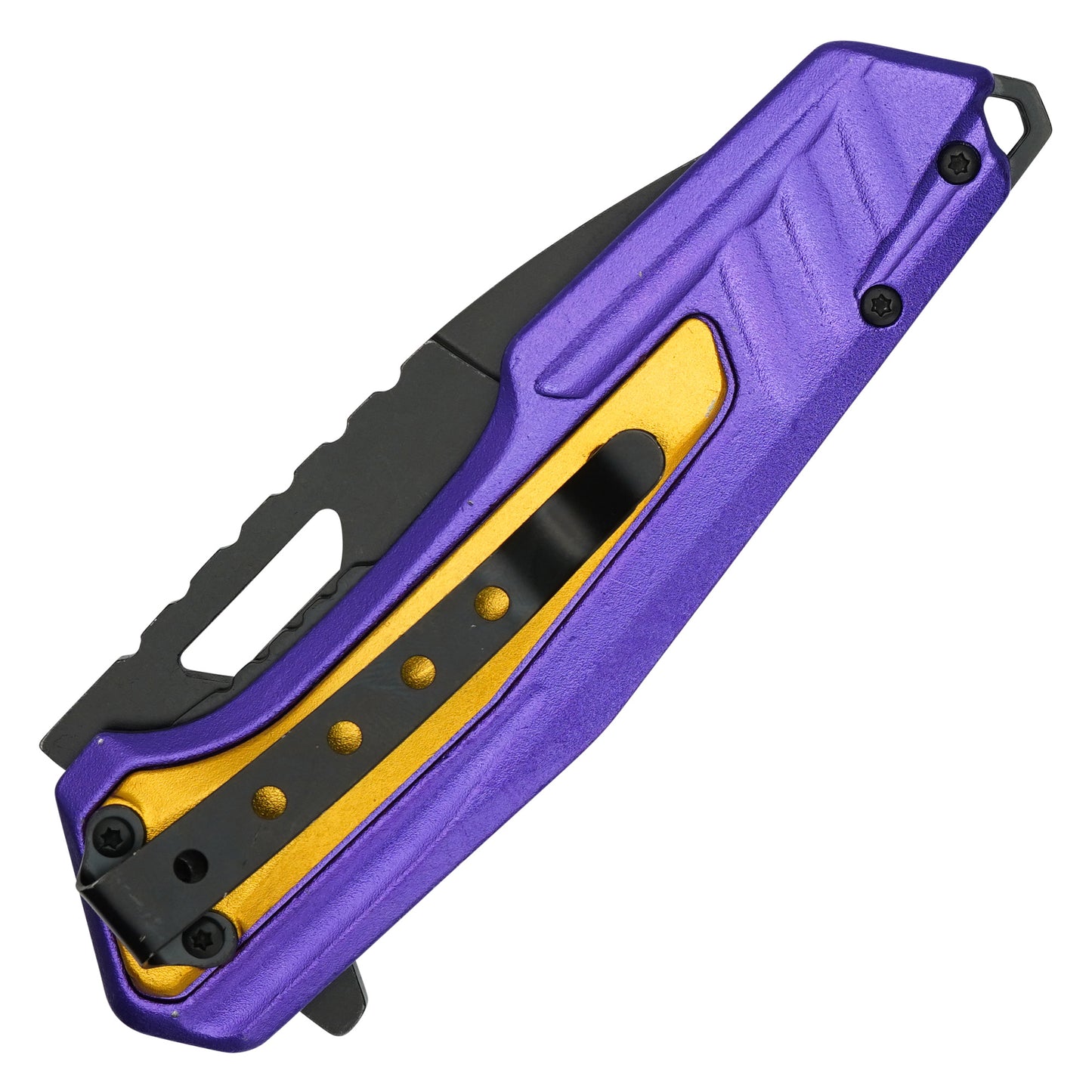 Los Angeles Lakers - Kobe #24 Purple & Gold | Spring Assisted Pocket Knife