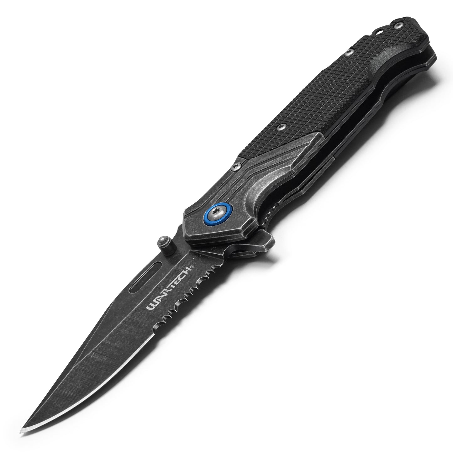 Wartech – 7.75" Tactical Black Pocket Knife | Pocket Knife