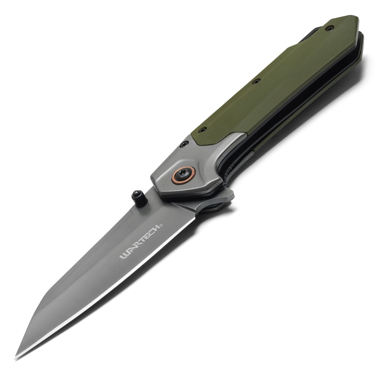 Wartech – 7.75" 2-Tone Green Pocket Knife | Pocket Knife