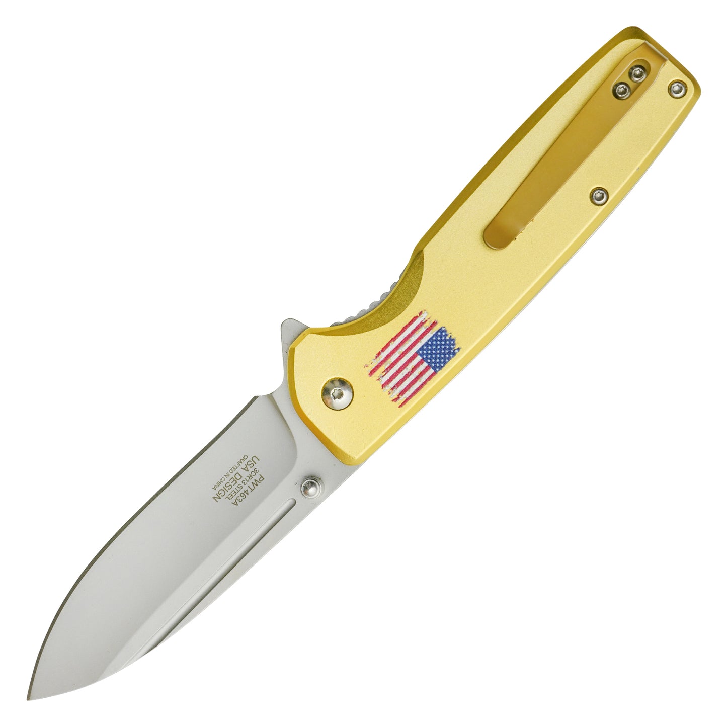 Wartech - 8" We The People | Spring Assisted Pocket Knife