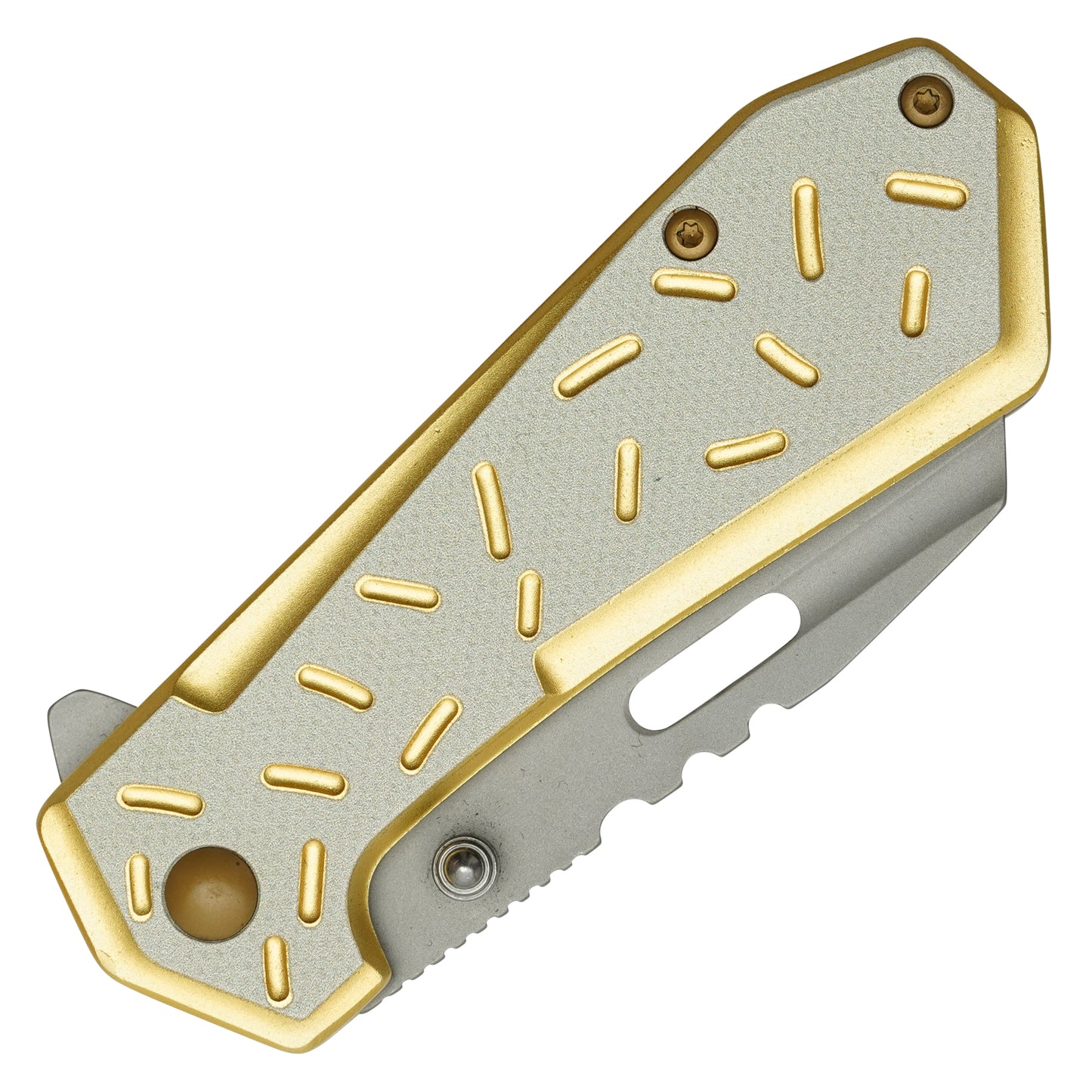 Wartech / Sweet Treats - 6.5” Yellow Sprinkles | Spring Assisted Pocket Knife