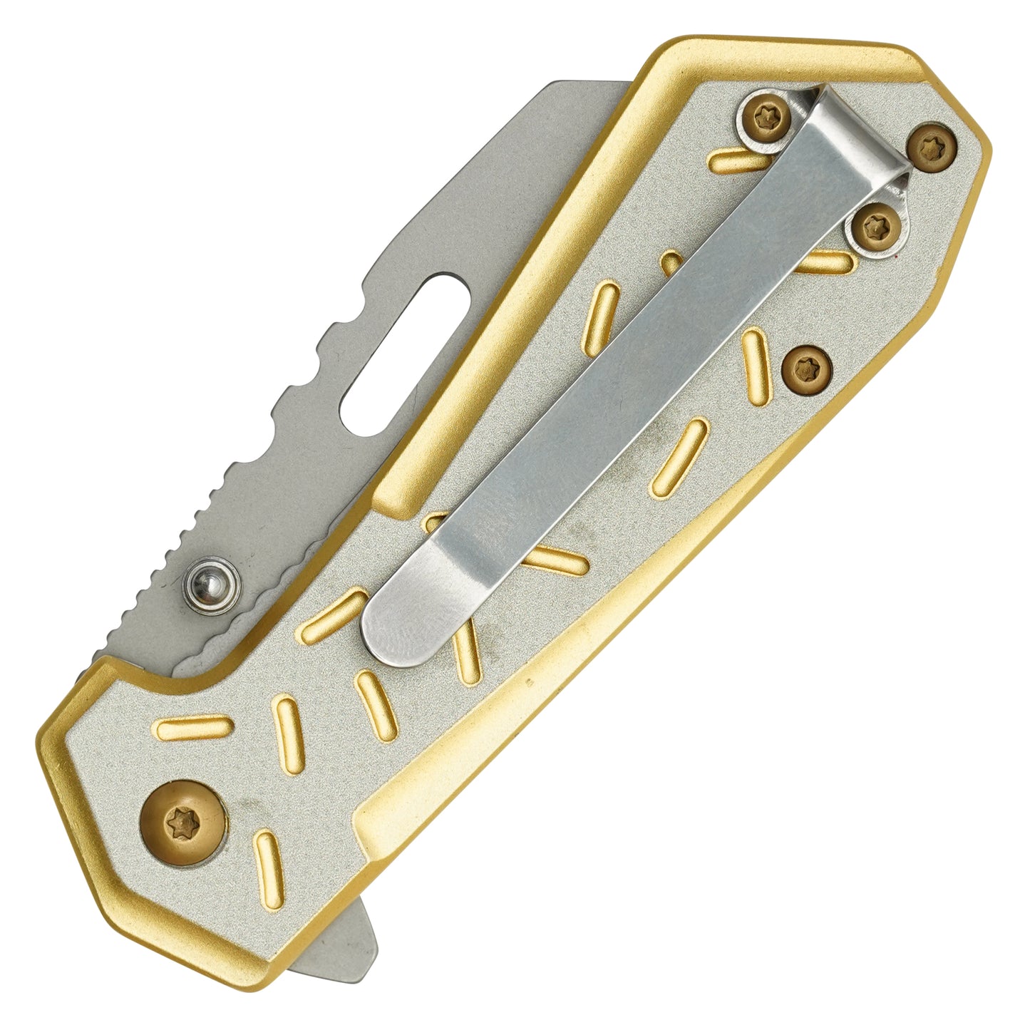 Wartech / Sweet Treats - 6.5” Yellow Sprinkles | Spring Assisted Pocket Knife