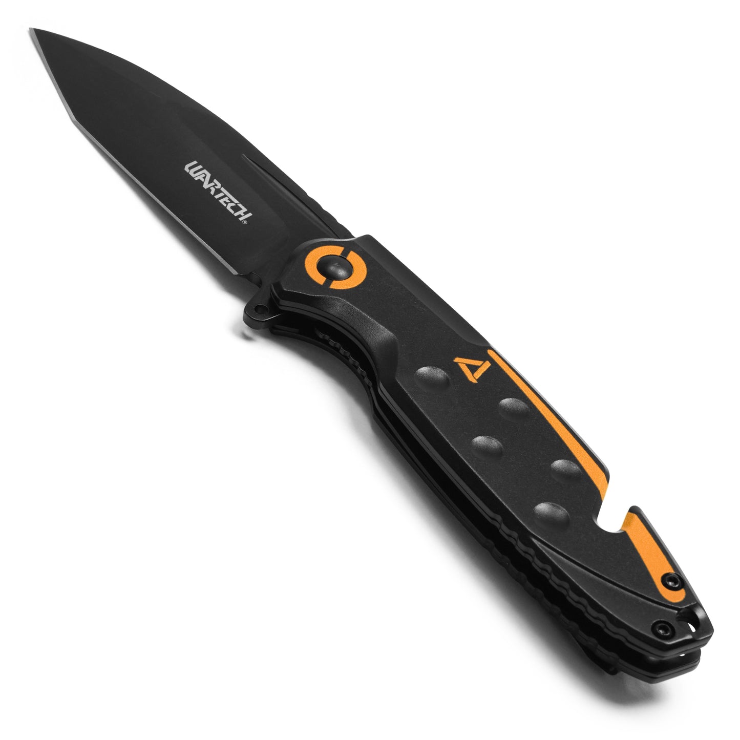 Wartech – 8" Black & Orange Pocket Knife | Pocket Knife