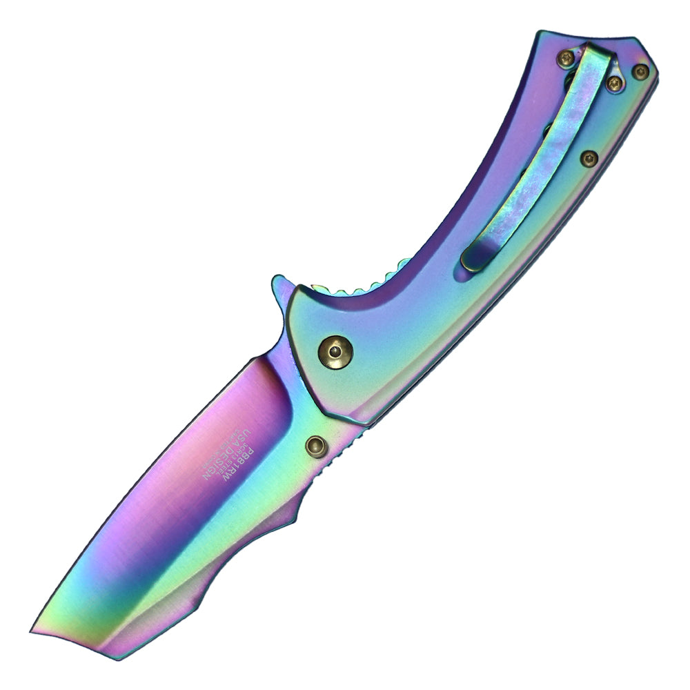 8" Overall Assisted Open Ball Bearing Pocket Knife