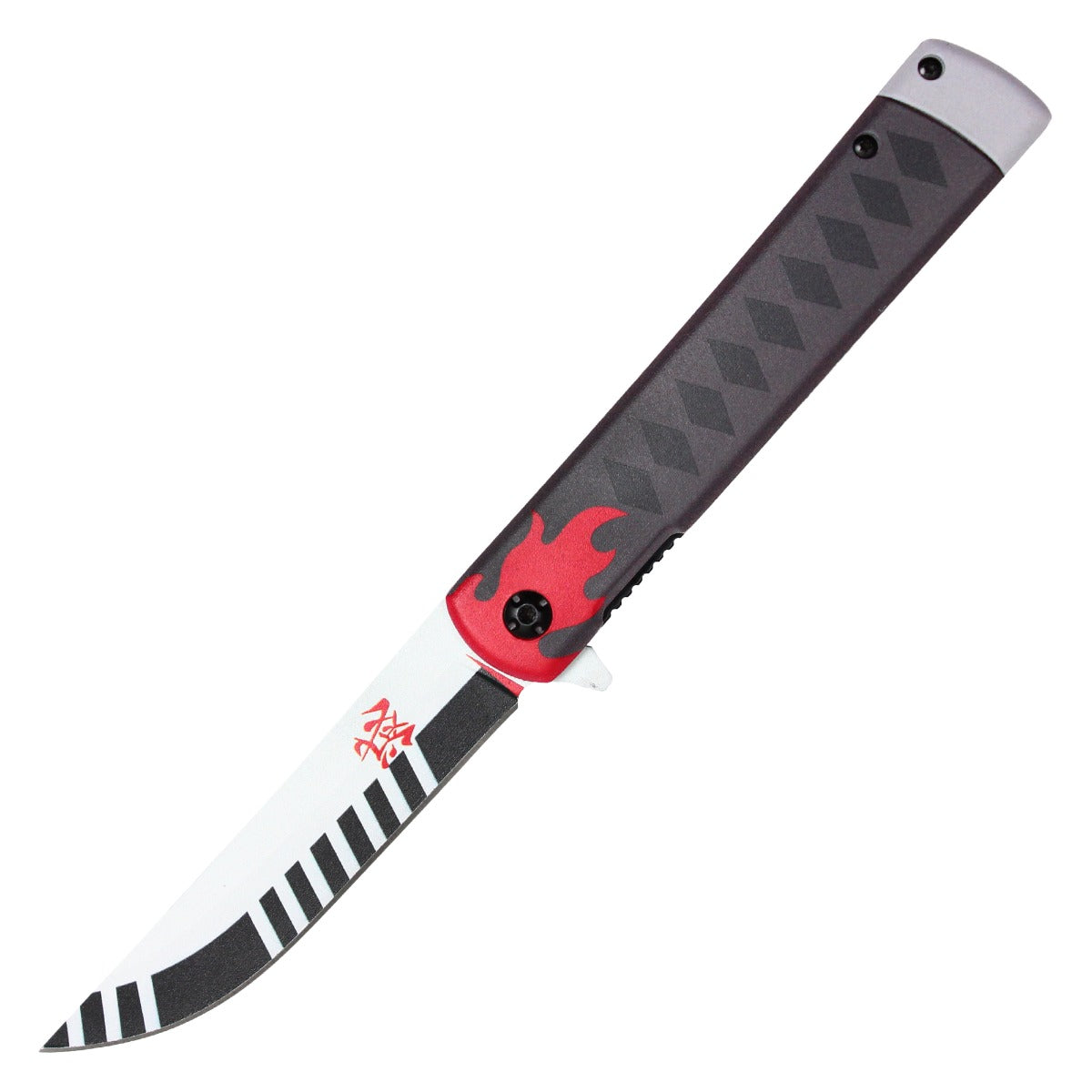 Demon Slayer - 9" Tanjiro Kamado's Nichirin Katana 2.0 | Spring Assisted Pocket Knife
