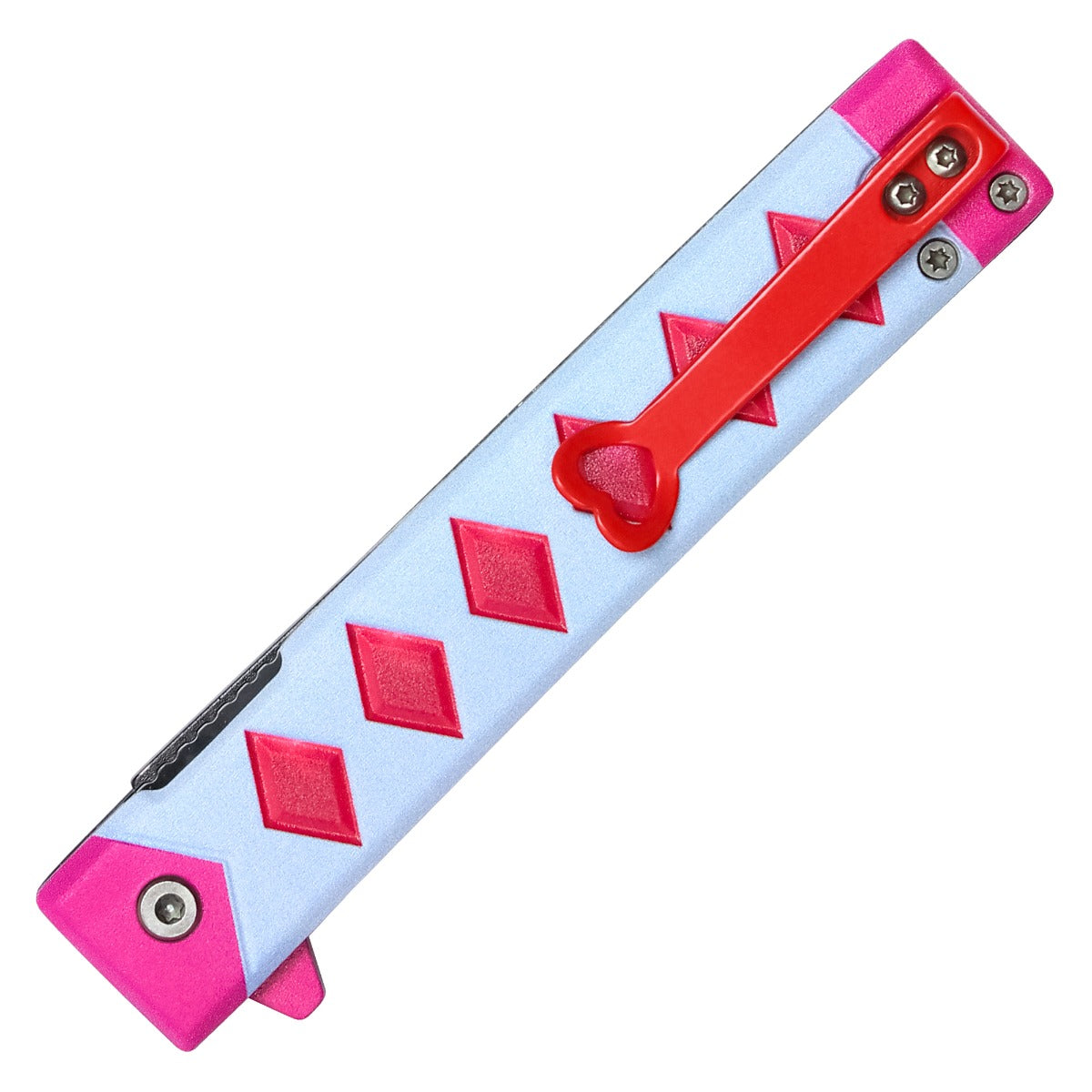 Demon Slayer - 8" Mitsuri Kanroji's Nichirin Katana | Spring Assisted Pocket Knife