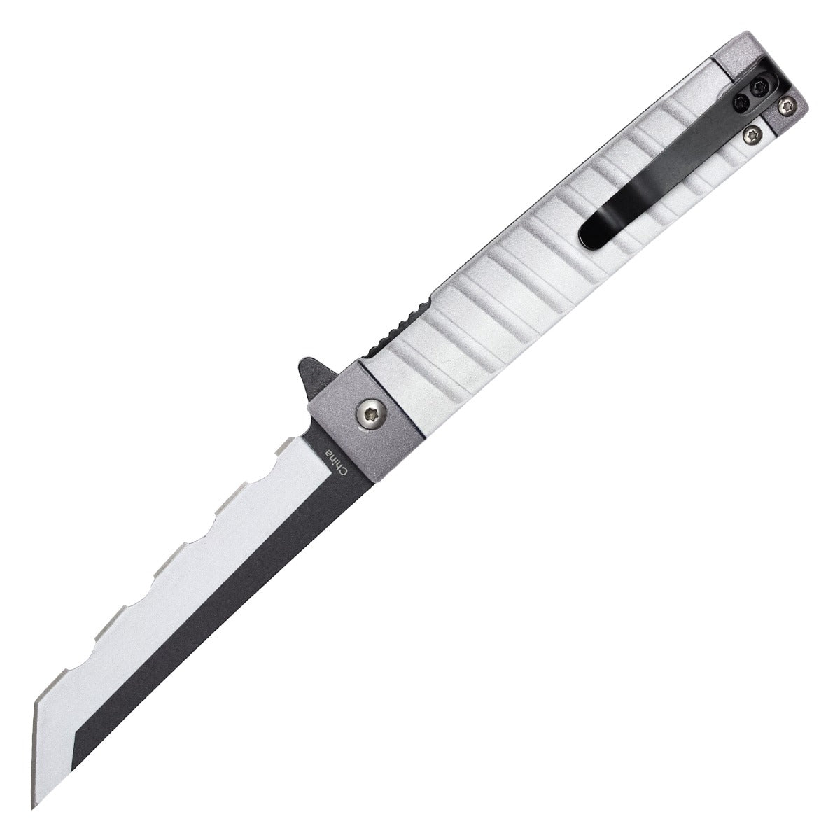 Demon Slayer - 8.25" Inosuke Hashibira's Nichirin Katana | Spring Assisted Pocket Knife