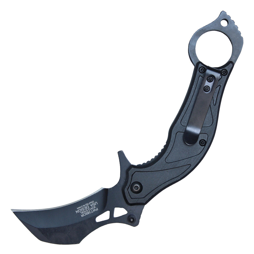 7" Orange Karambit Knife
