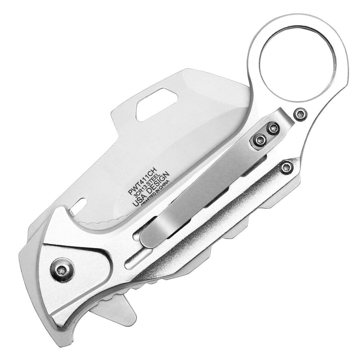 Chrome Pocket Karambit