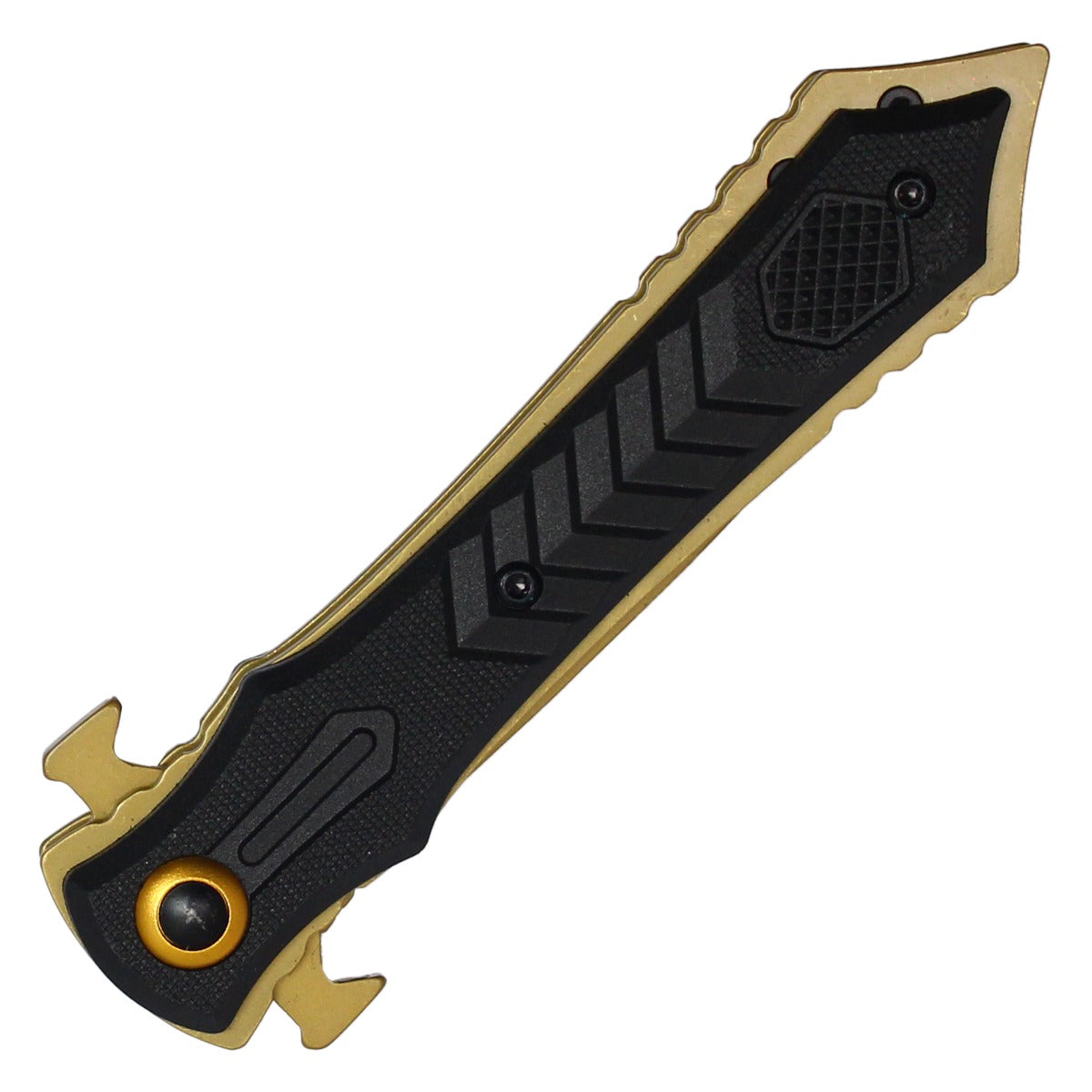 Wartech - 8" Gold | Spring Assisted Pocket Dagger