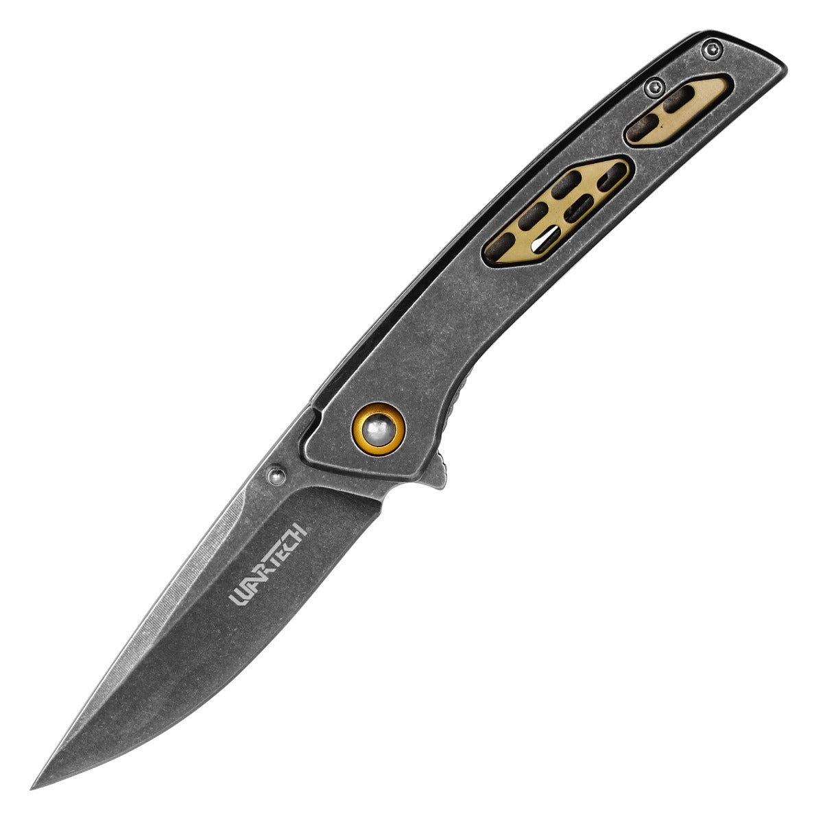 Wartech - 7.75” Stone | Spring Assisted Pocket Knife