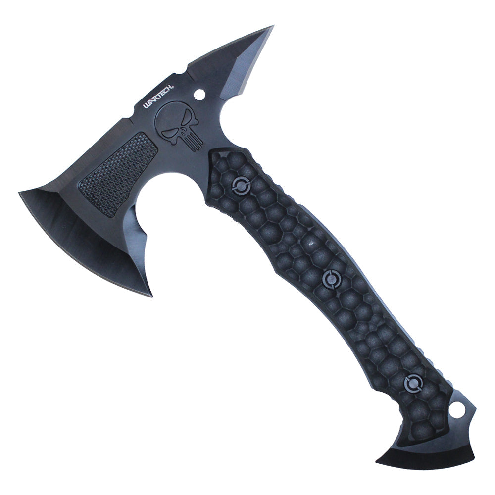 10-inch Tactical Hammer Axe w Grey G10 Handle
