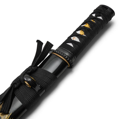 14.75" Black Dragon Tanto Blade | Display Tanto Knife