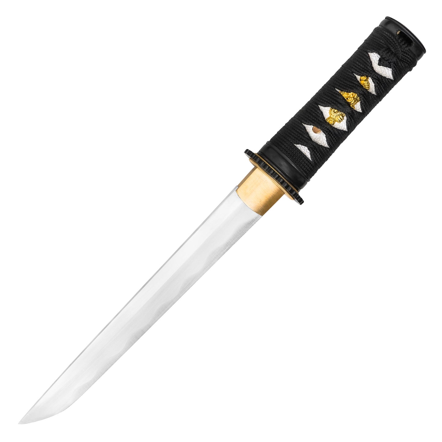 14.75" Black Straight Tanto Blade | Display Tanto Knife
