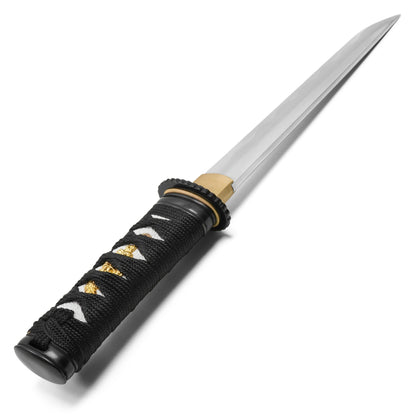 14.75" Black Straight Tanto Blade | Display Tanto Knife