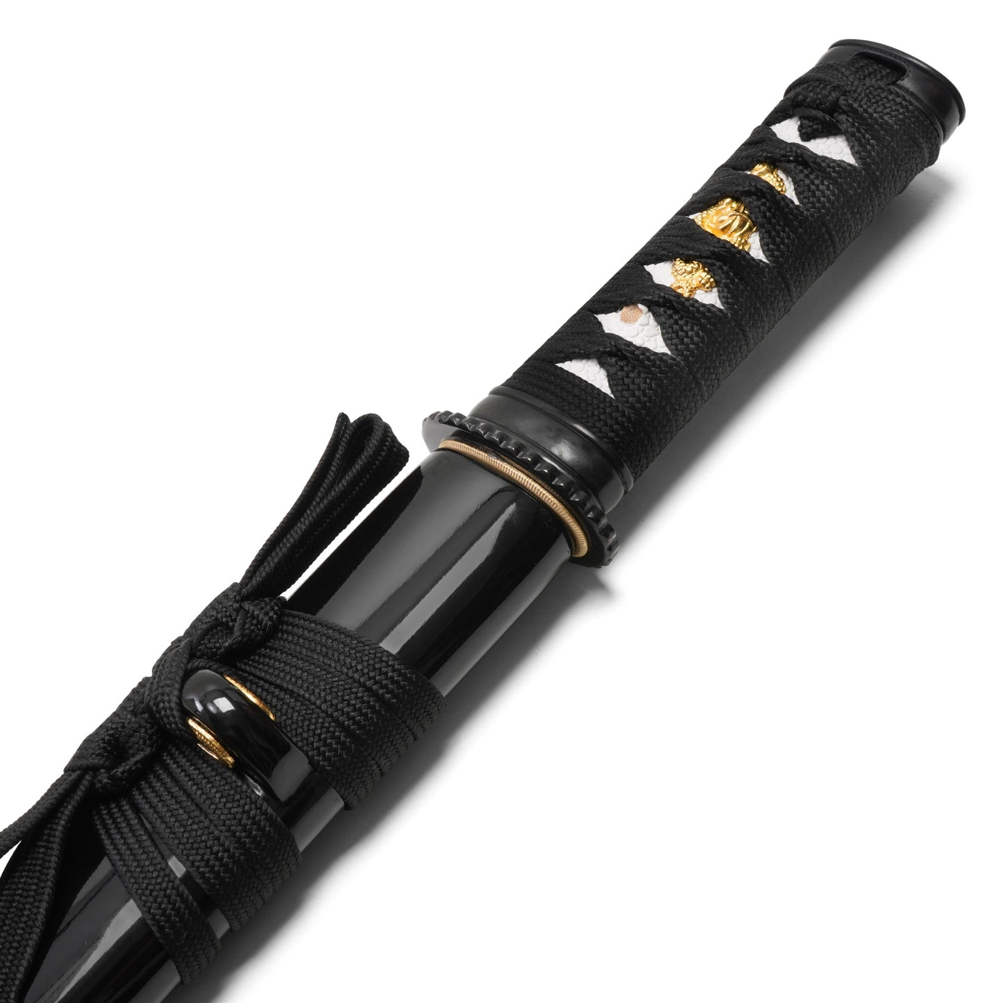 14.75" Black Straight Tanto Blade | Display Tanto Knife
