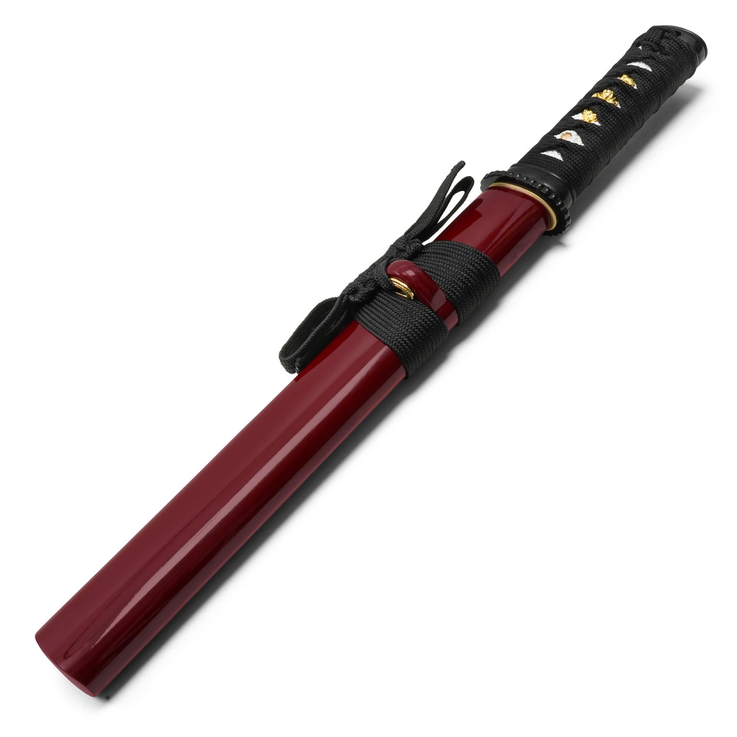 14.75" Red Straight Tanto Blade | Collectible Display Tanto Knife