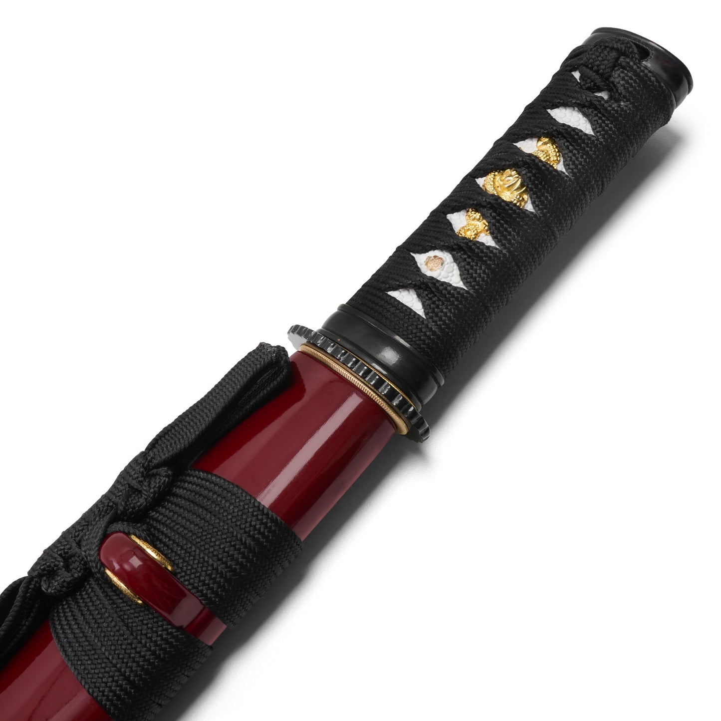 14.75" Red Straight Tanto Blade | Collectible Display Tanto Knife