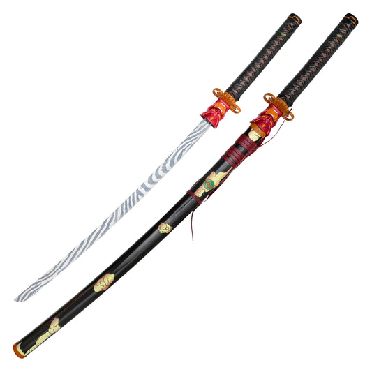 Valorant - Black Oni Katana Replica | Collectible Display Sword