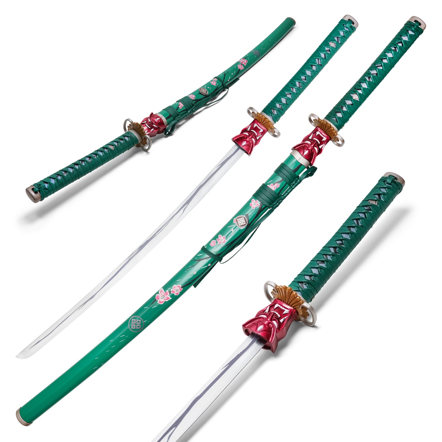 Valorant - Green Oni Katana Sword Replica | Collectible Display Sword