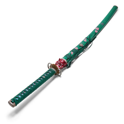 Valorant - Green Oni Katana Sword Replica | Collectible Display Sword