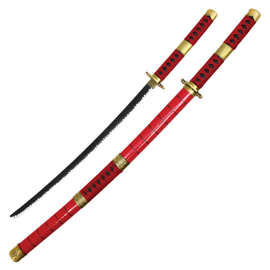 One Piece - Roronoa Zoro's "Sandai Kitetsu" Sword Replica | Collectible Display Steel Katana