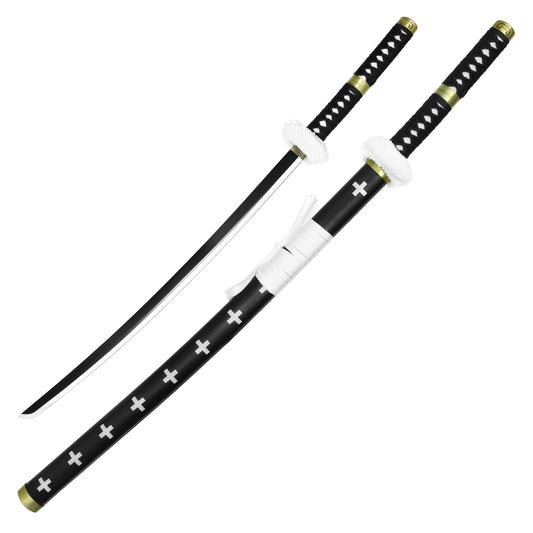 One Piece - Trafalgar Law's Black "Kikoku" Sword Replica | Collectible Display Steel Sword