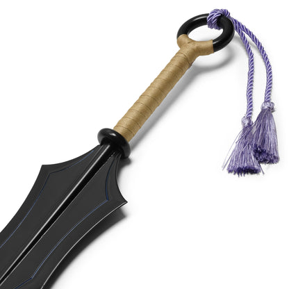 Black Kunai Blade Replica | Collectible Steel Fantasy Kunai