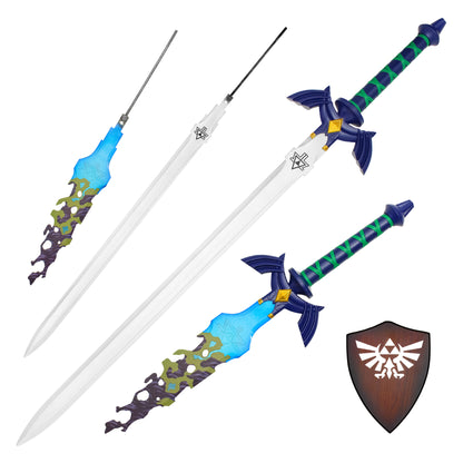 Legend of Zelda - Master Sword Replica with 2 Interchangeable Blades | Collectible Display Sword