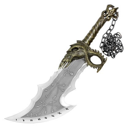 God of War - Kratos' Blades of Chaos Replica | Collectible Steel Chained Blades