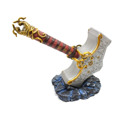 God of War - Mjölnir Hammer Replica | Collectible Display Metal Hammer