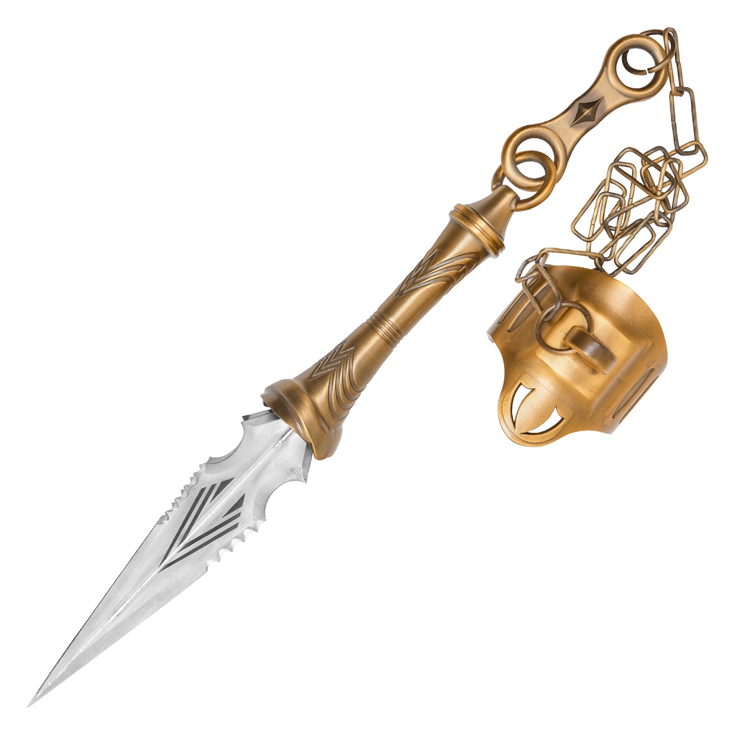 Mortal Kombat – Scorpion’s Kunai Replica | Collectible Display Steel Weapon