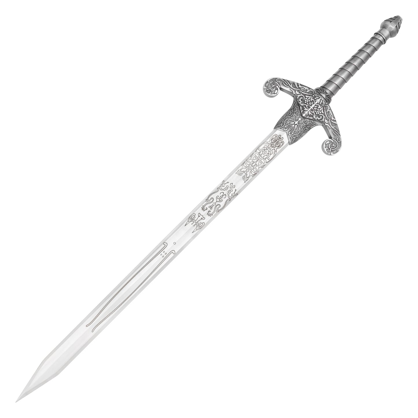 The Elder Scrolls IV: Oblivion – Silver Longsword Replica | Collectible Display Sword