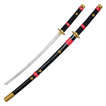 One Piece - Roronoa Zoro's "Black Enma" Sword Replica | Collectible Display Steel Katana