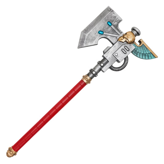 Warhammer 40,000: Space Marine 2 - Axe Mortalis Power Axe Replica | Collectible Foam Axe