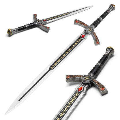 Jeweled Crusader Sword | Medieval Fantasy Replica Foam Sword