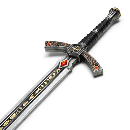 Jeweled Crusader Sword | Medieval Fantasy Replica Foam Sword