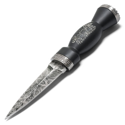 9" – Mesoamerican Dirk Dagger | Steel Display Dagger