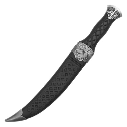 13.75" Black Knotwork Knife | Collectible Fixed Blade Knife